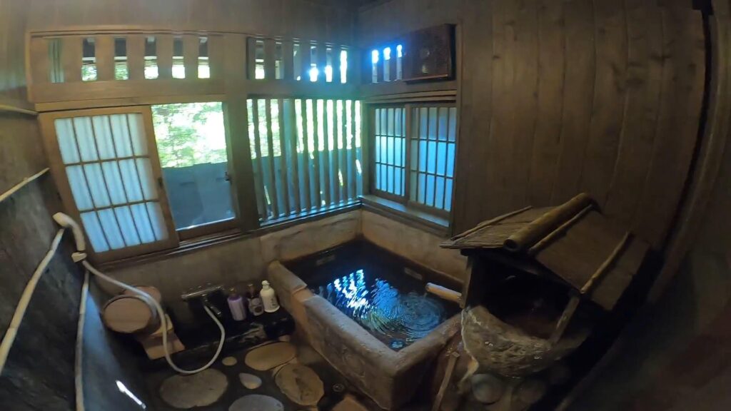 お宿のし湯しおんのお部屋のお風呂